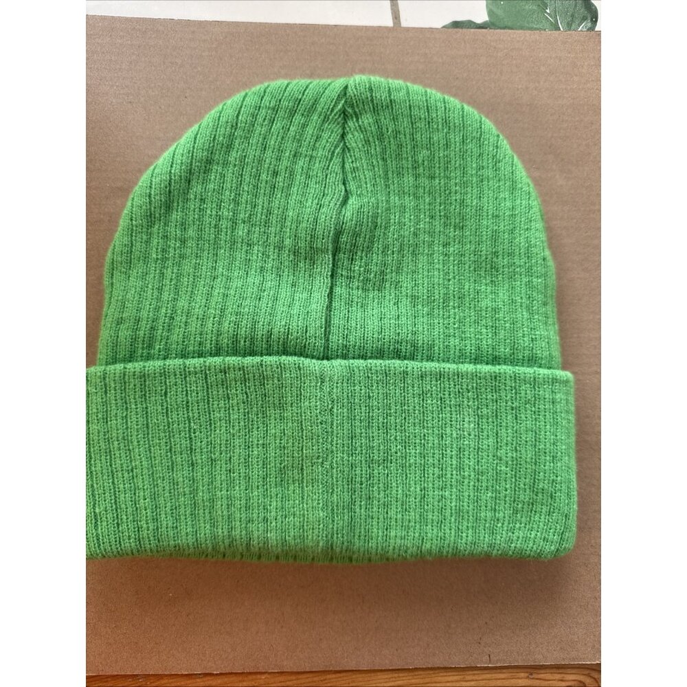 Super Mario Bros Luigi Beanie Hat OS 14+ Unisex Green - Picture 2 of 7